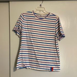 Kule purple and blue striped t-shirt - Size Small